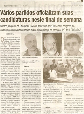 Jornal da Cidade - 27/06/2008