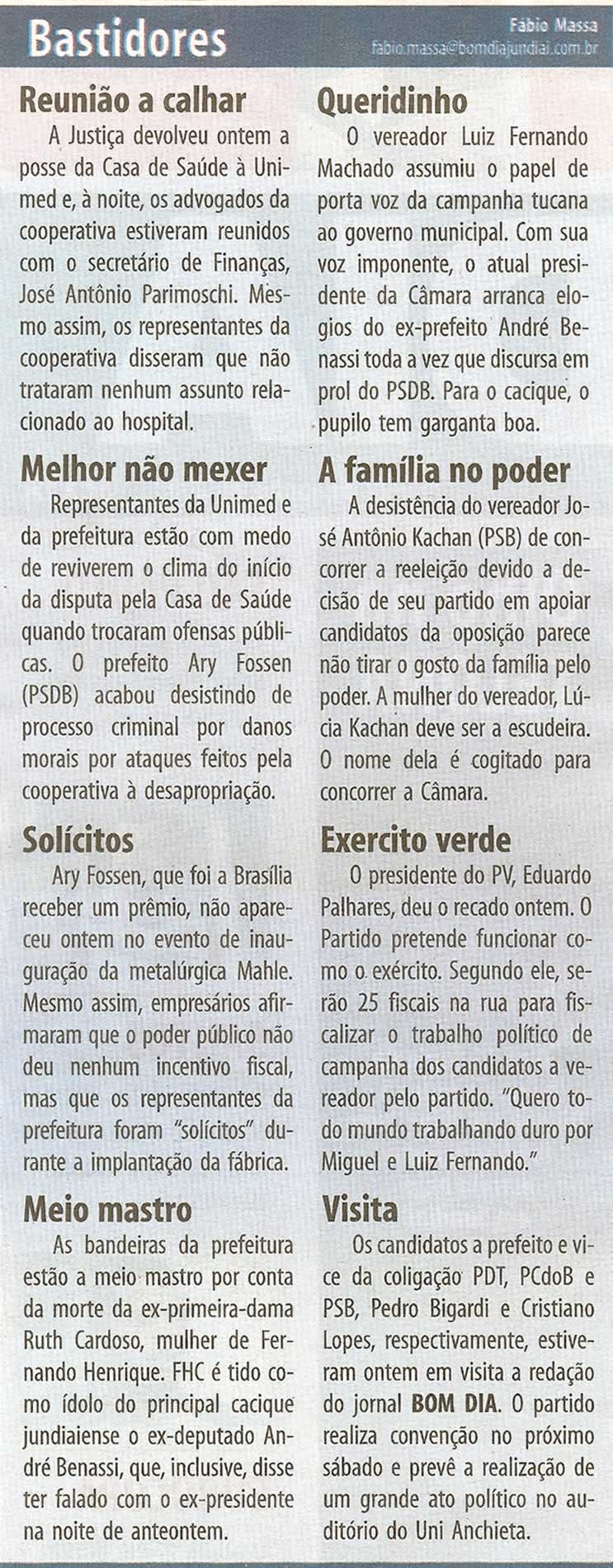 Bom Dia Jundiaí - 27/06/2008