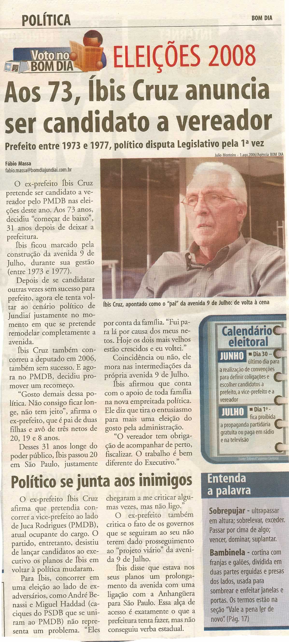 Bom Dia Jundiaí - 28/06/2008