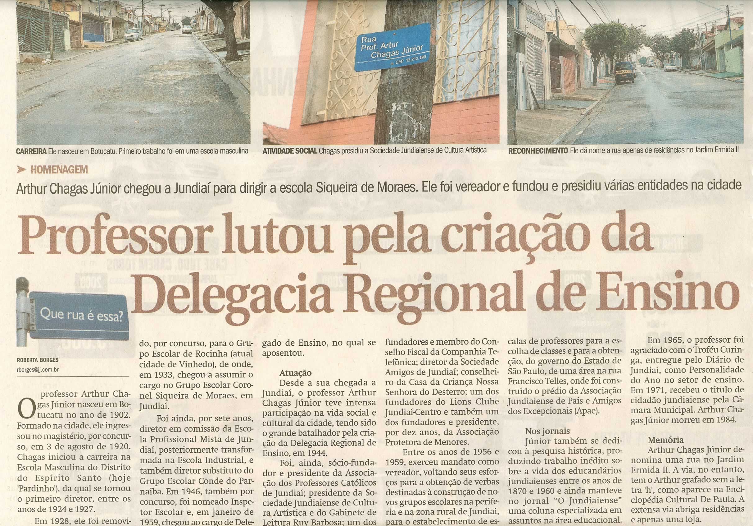 Jornal de Jundiaí - 29/06/2008