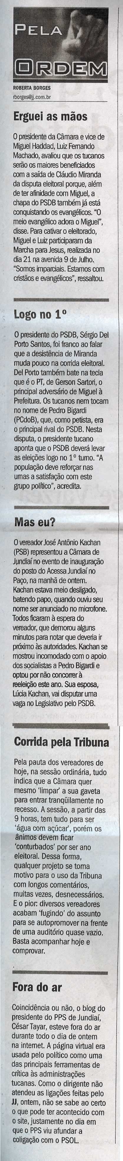 Jornal de Jundiaí - 01/07/2008