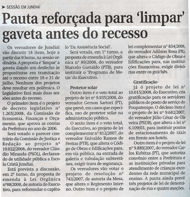Jornal de Jundiaí - 01/07/2008