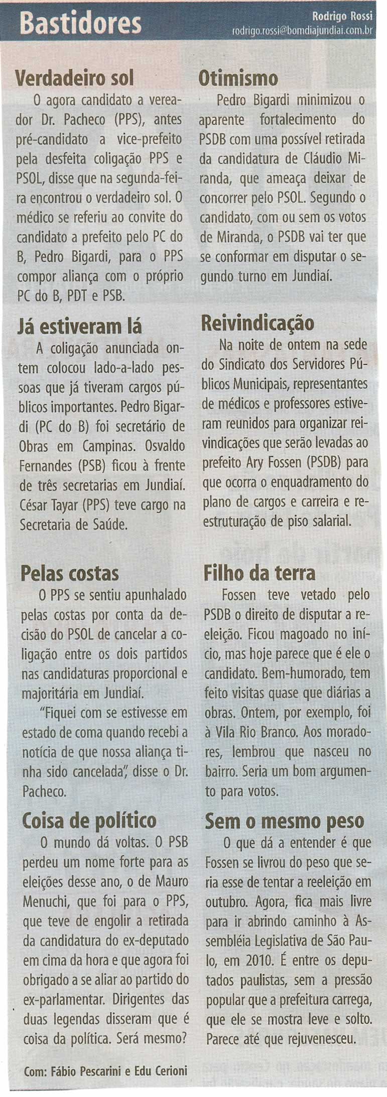 Bom Dia Jundiaí - 02/07/2008