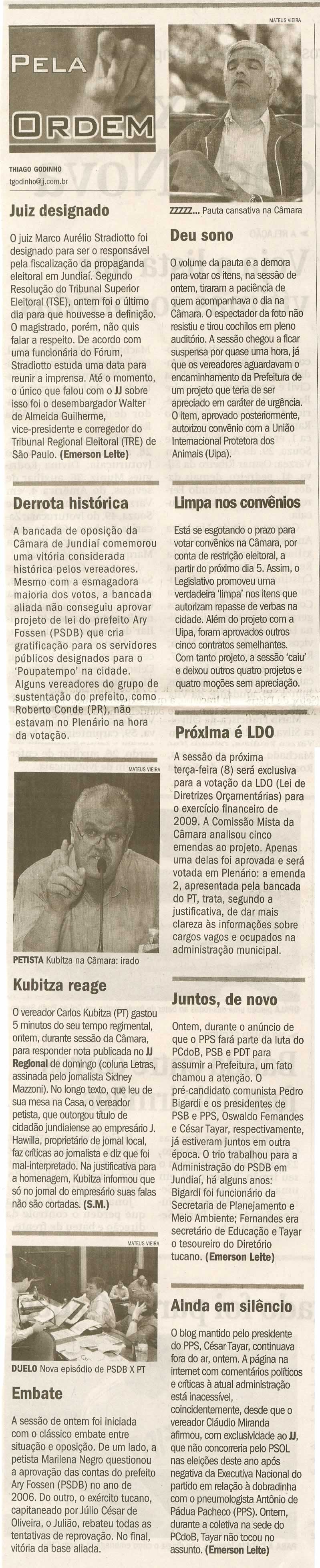 Jornal de Jundiaí - 02/07/2008