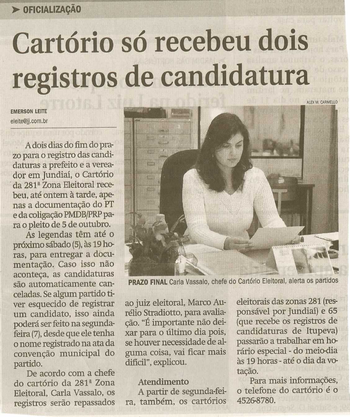Jornal de Jundiaí - 03/07/2008