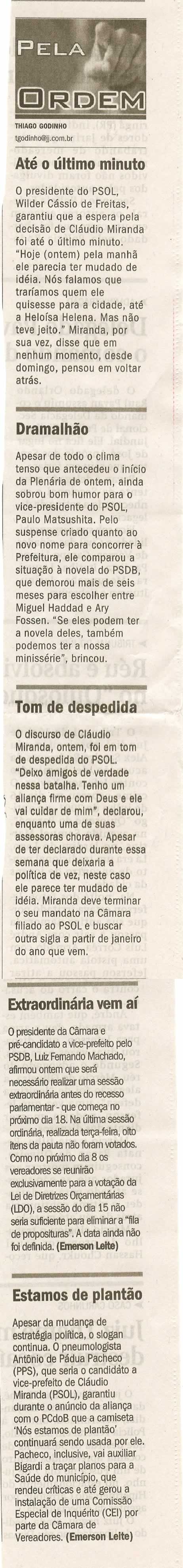 Jornal de Jundiaí - 03/07/2008