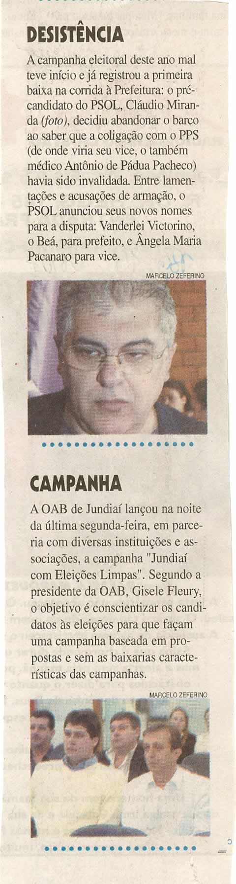 Jornal da Cidade - 06/07/2008