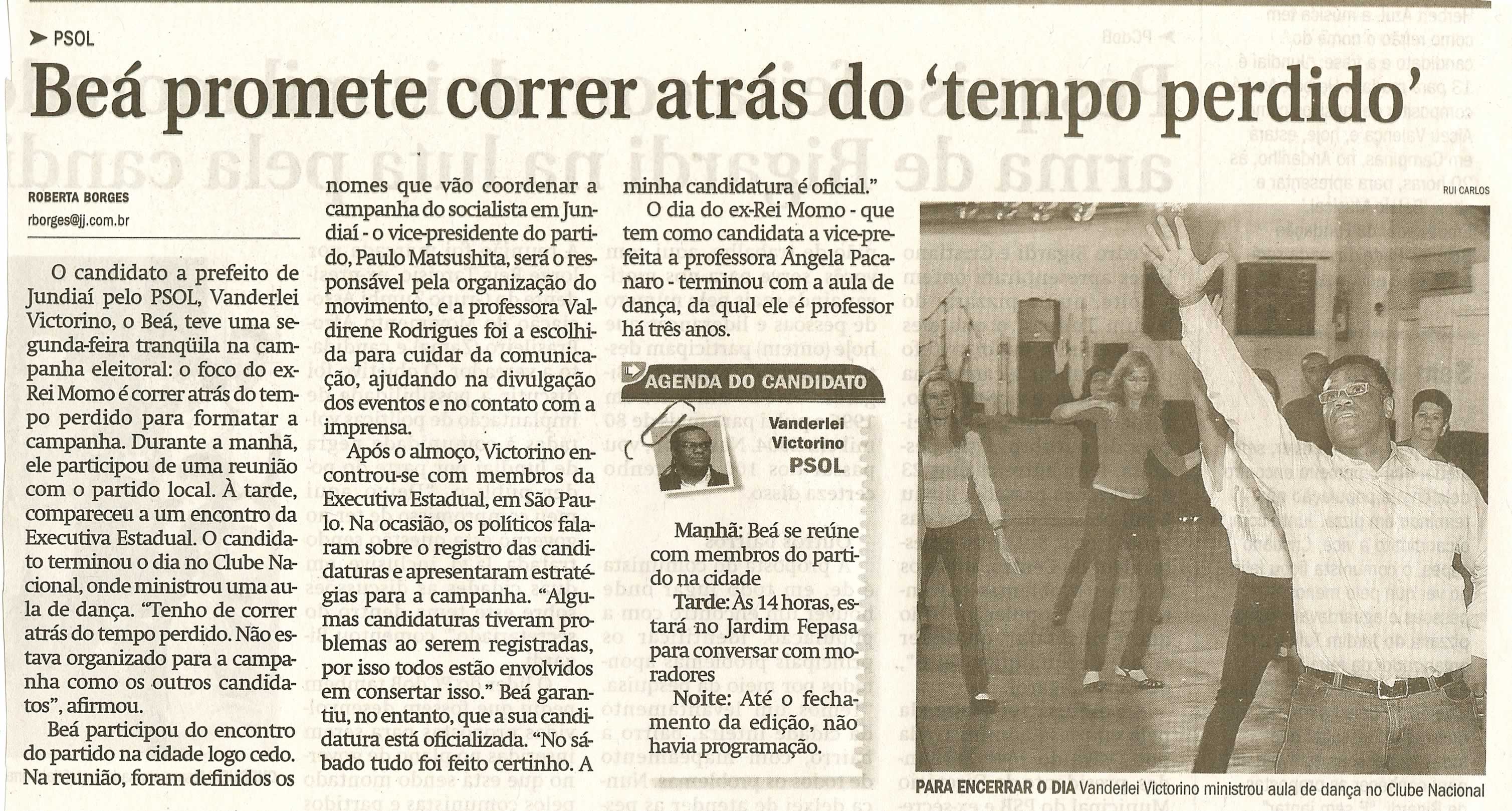 Jornal de Jundiaí - 08/07/2008