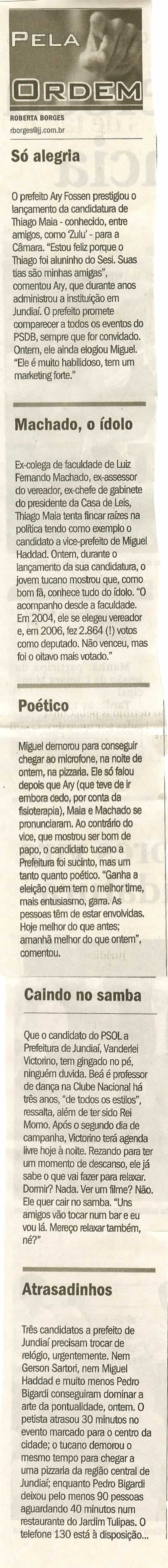 Jornal de Jundiaí - 08/07/2008