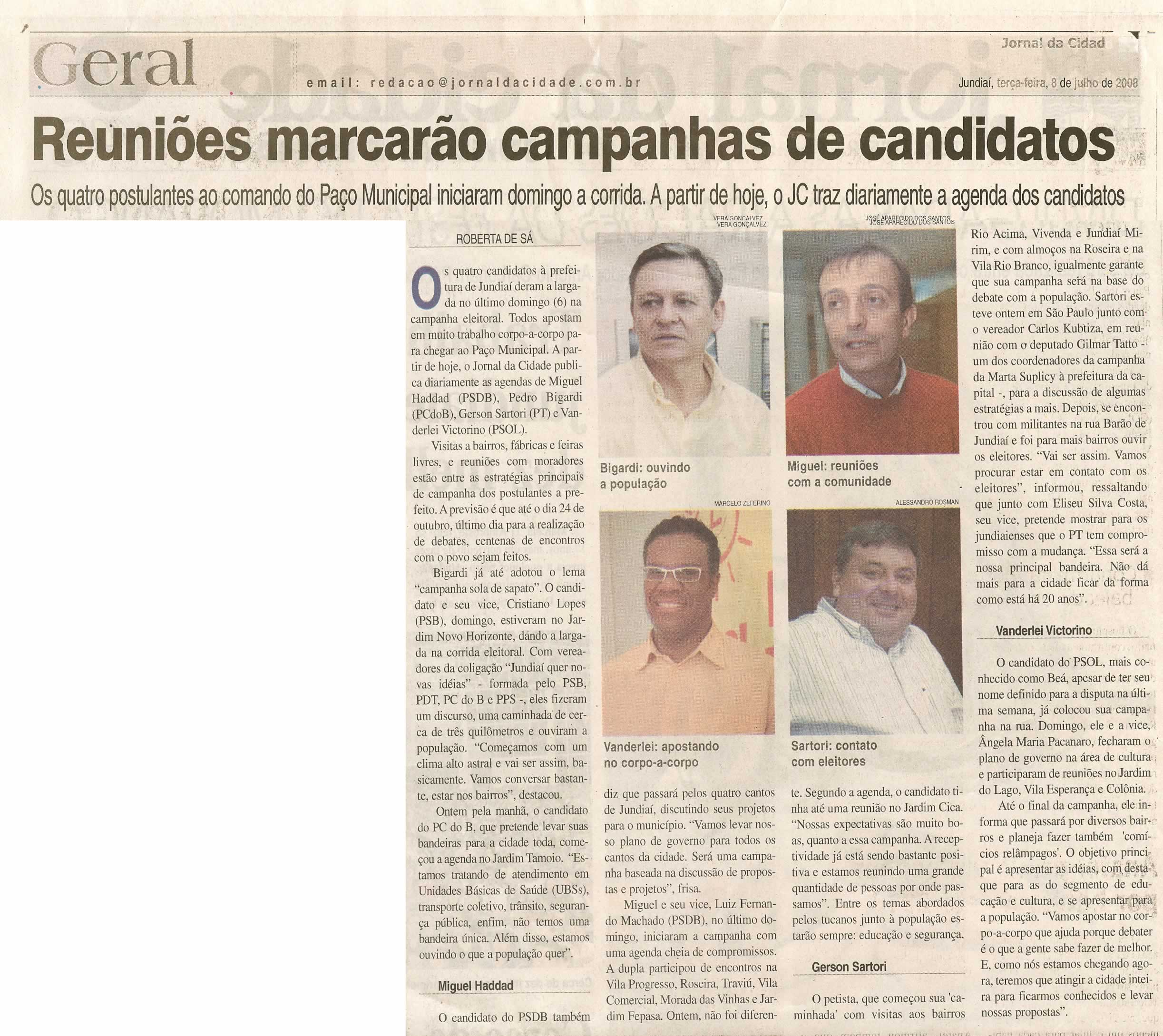 Jornal da Cidade - 08/07/2008