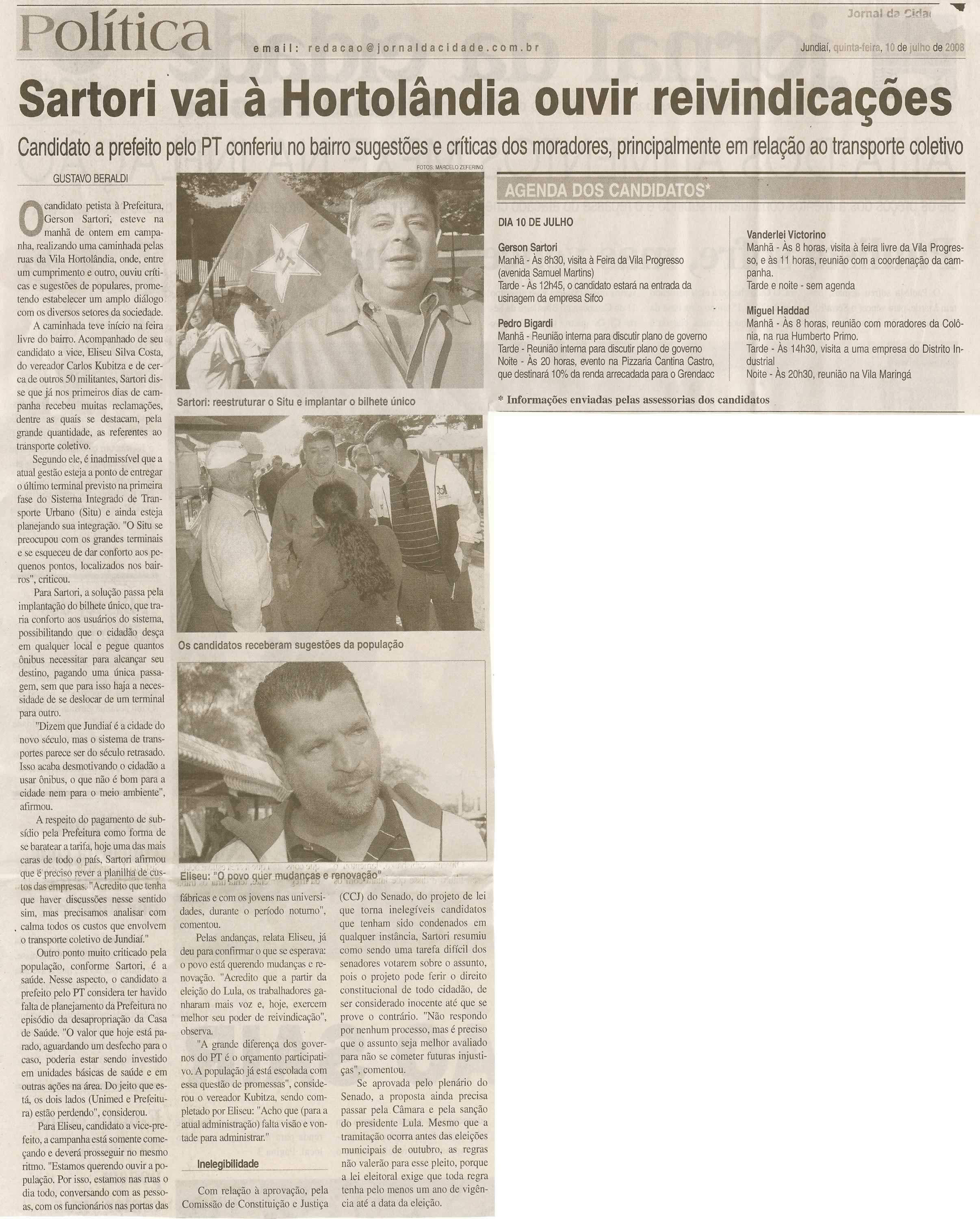 Jornal da Cidade - 10/07/2008