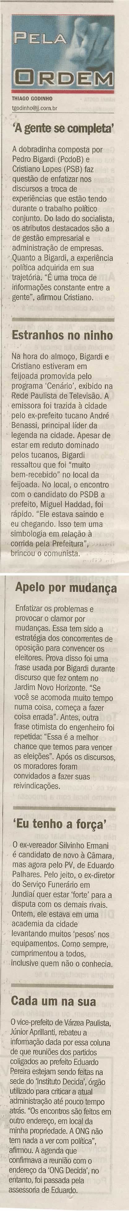 Jornal de Jundiaí - 10/07/2008