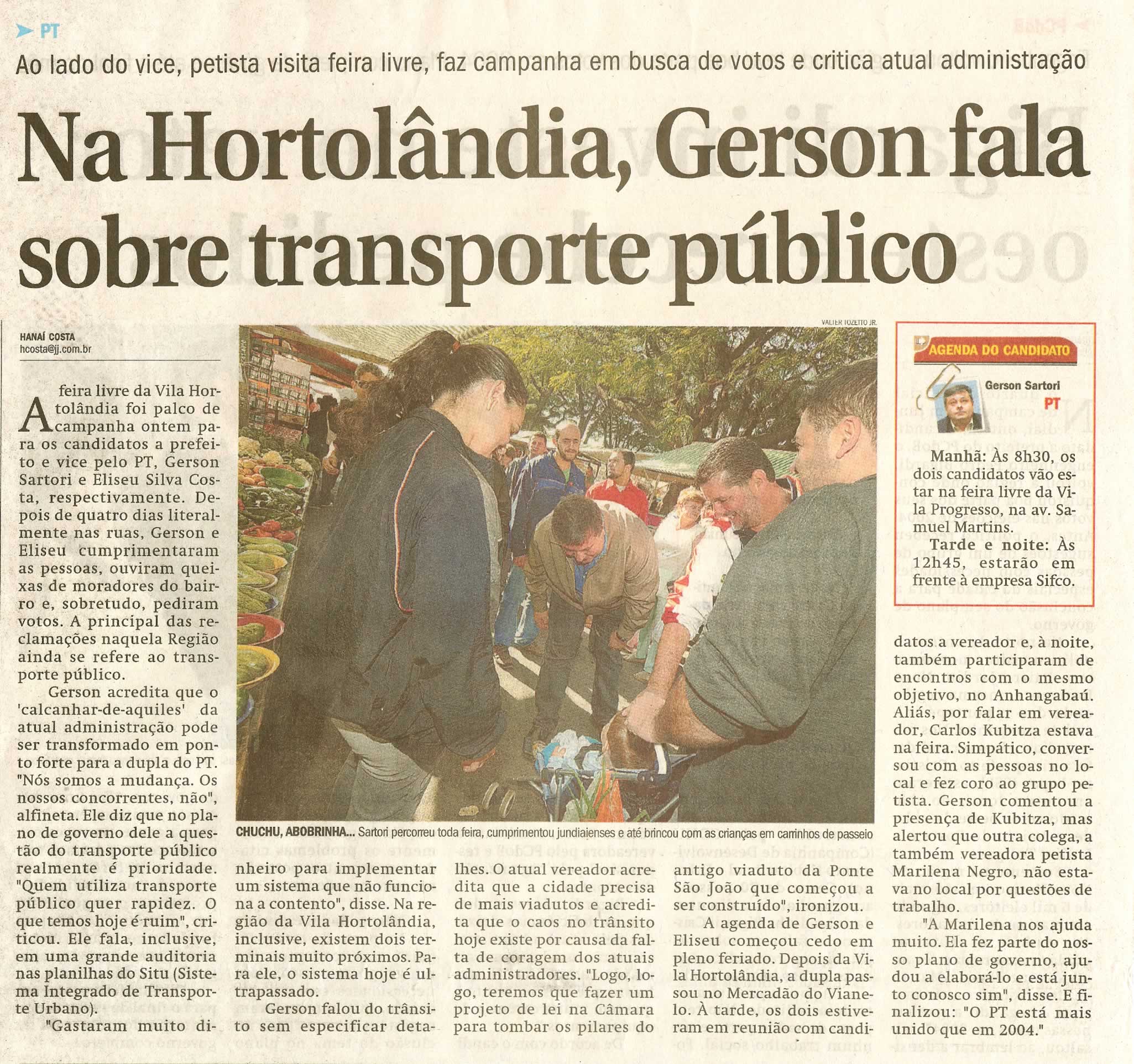 Jornal de Jundiaí - 10/07/2008