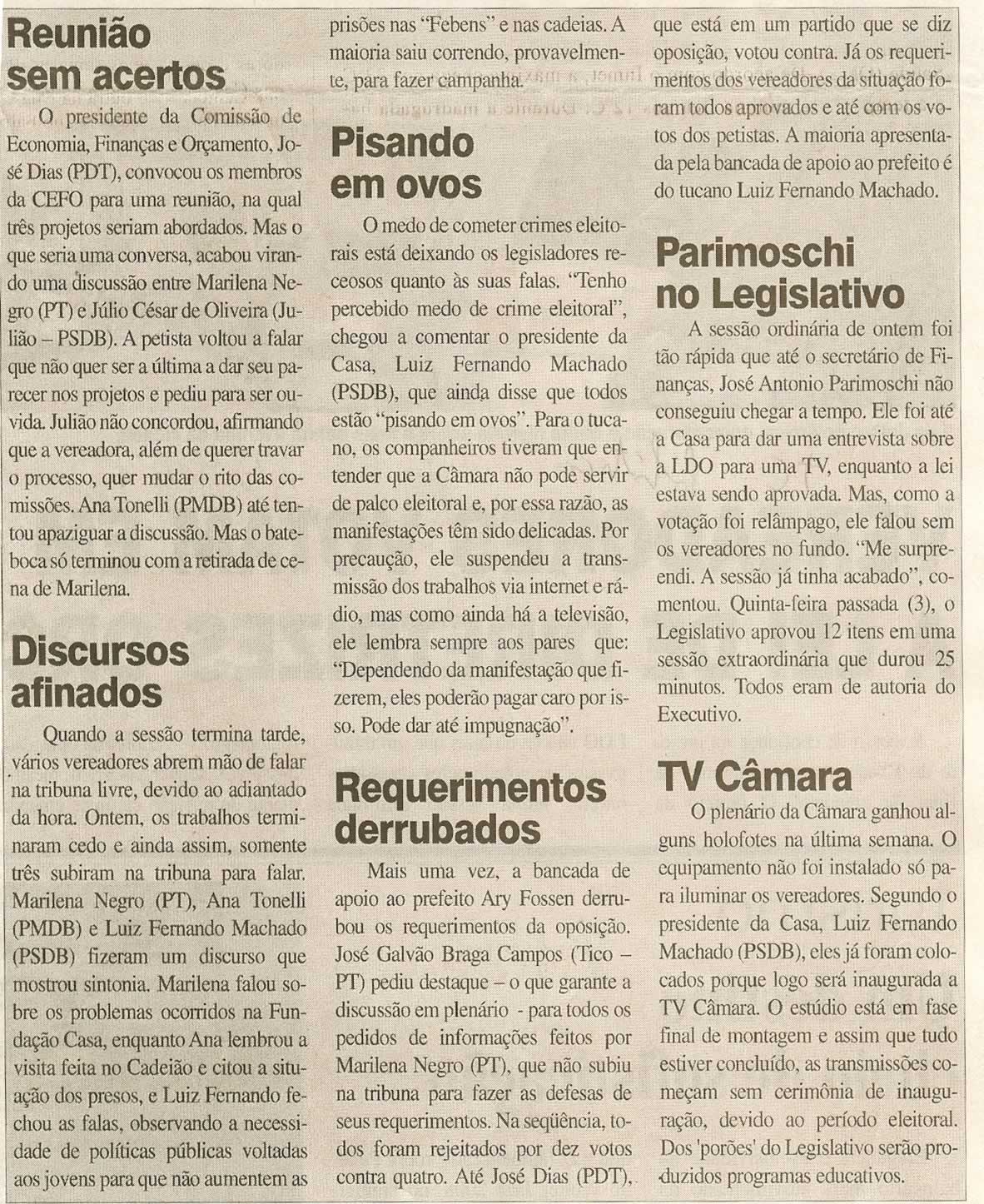 Jornal da Cidade - 09/07/2008