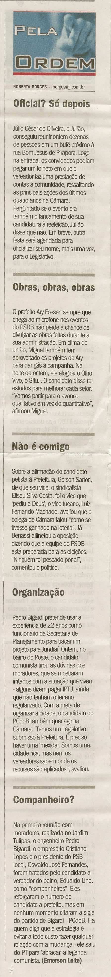 Jornal de Jundiaí - 09/07/2008