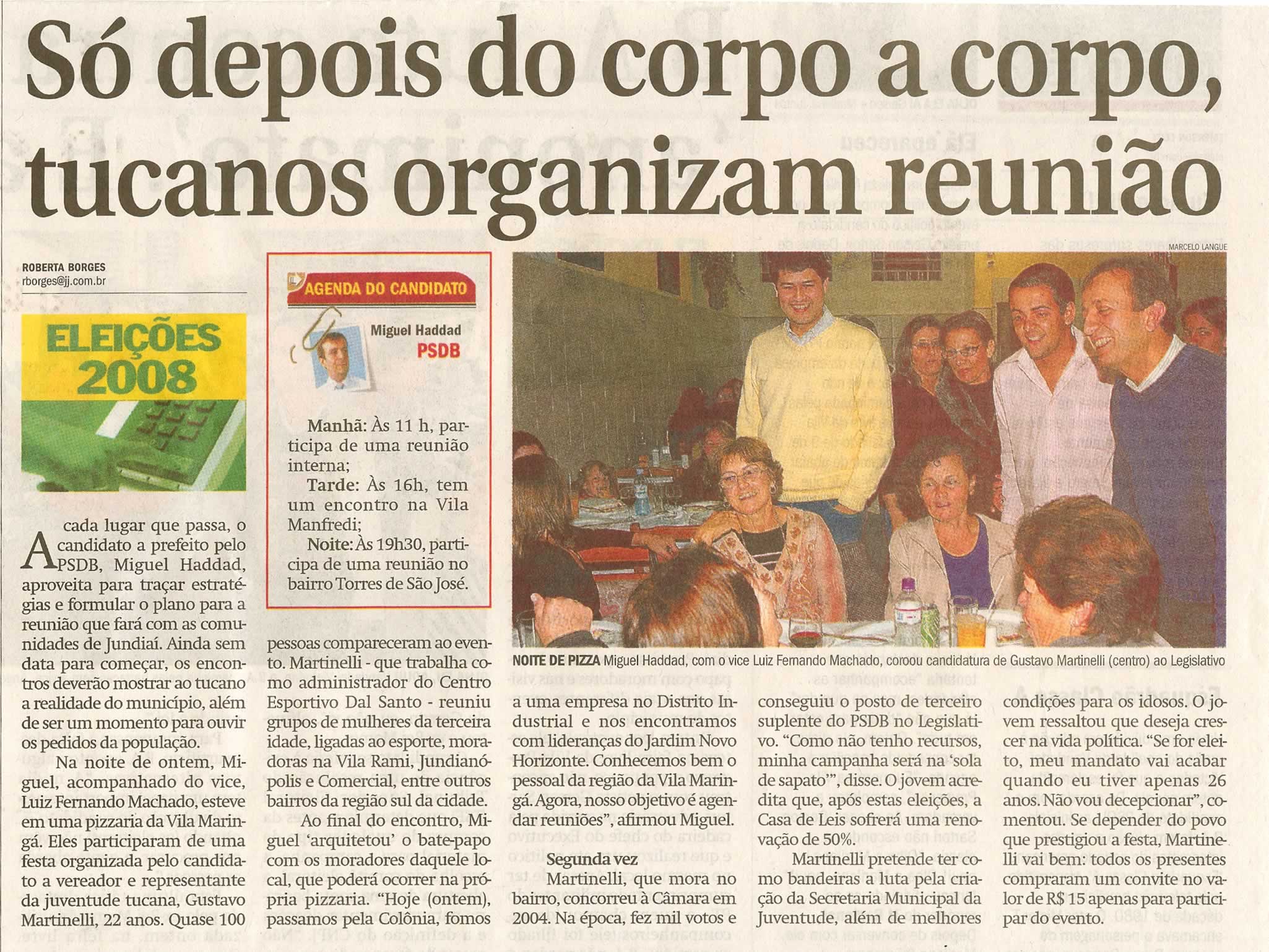 Jornal de Jundiaí - 11/07/2008