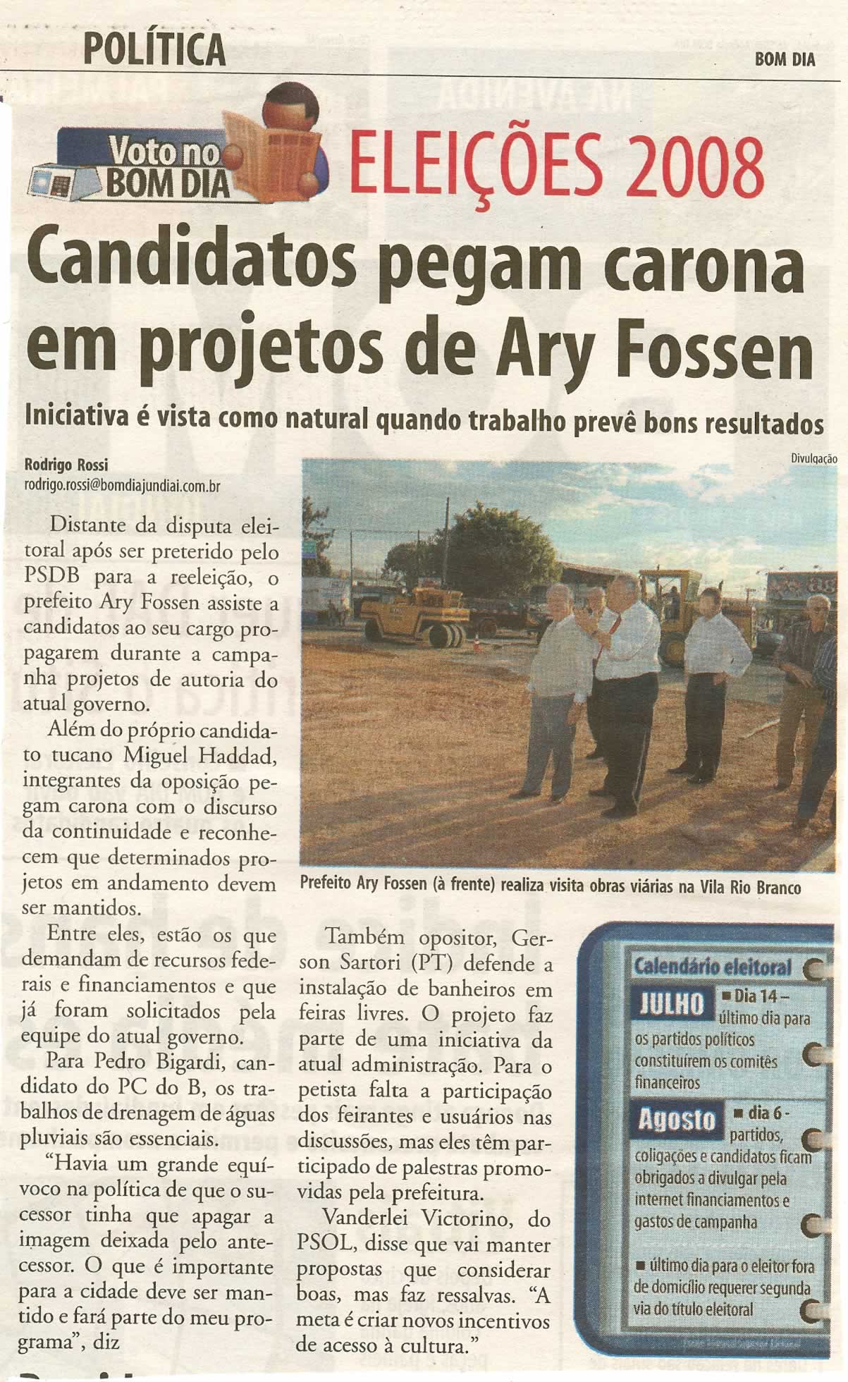Bom Dia Jundiaí - 11/07/2008