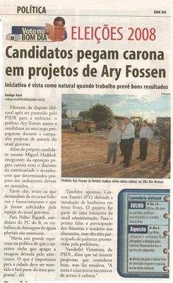Bom Dia Jundiaí - 11/07/2008
