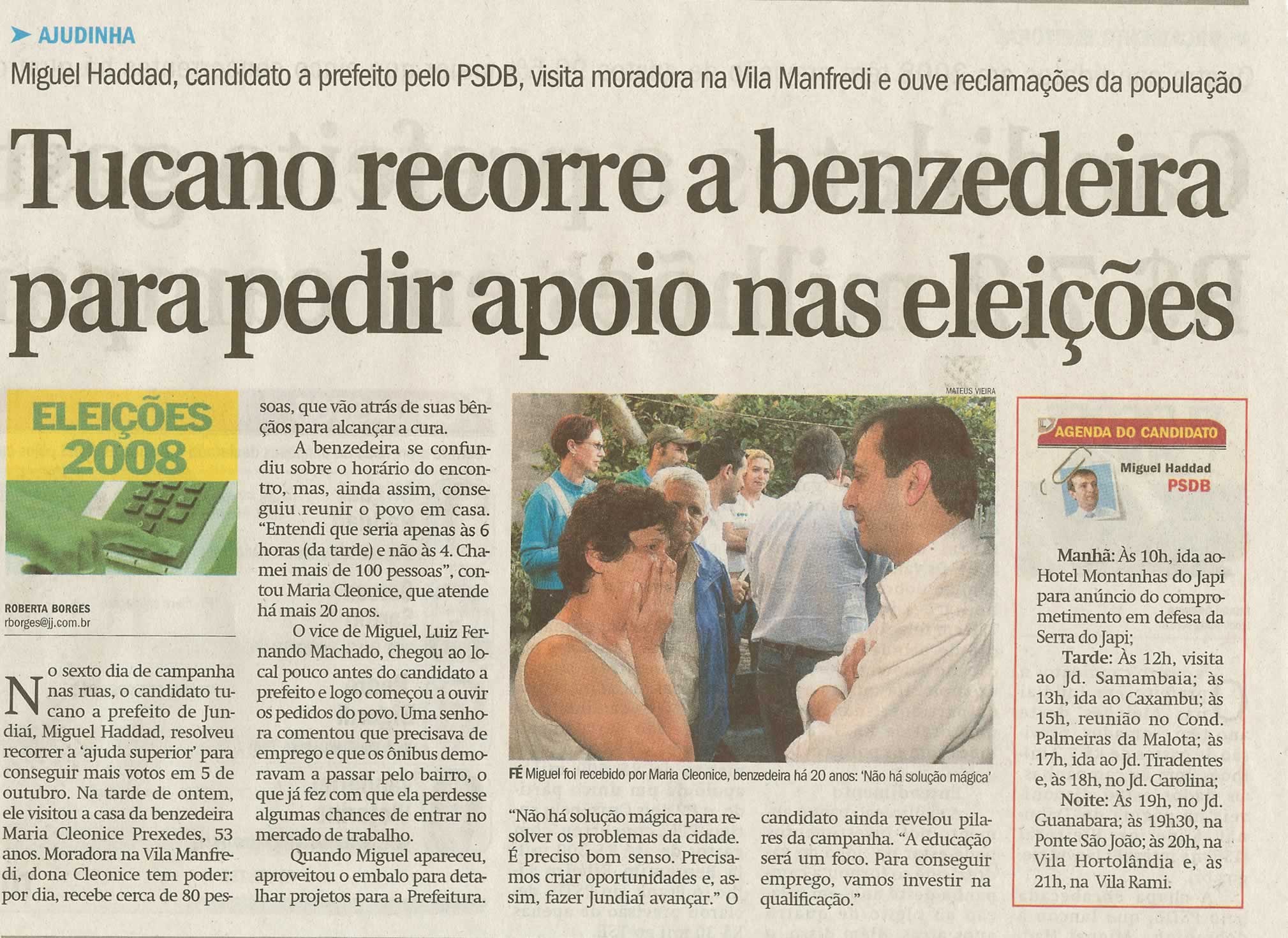 Jornal de Jundiaí - 12/07/2008