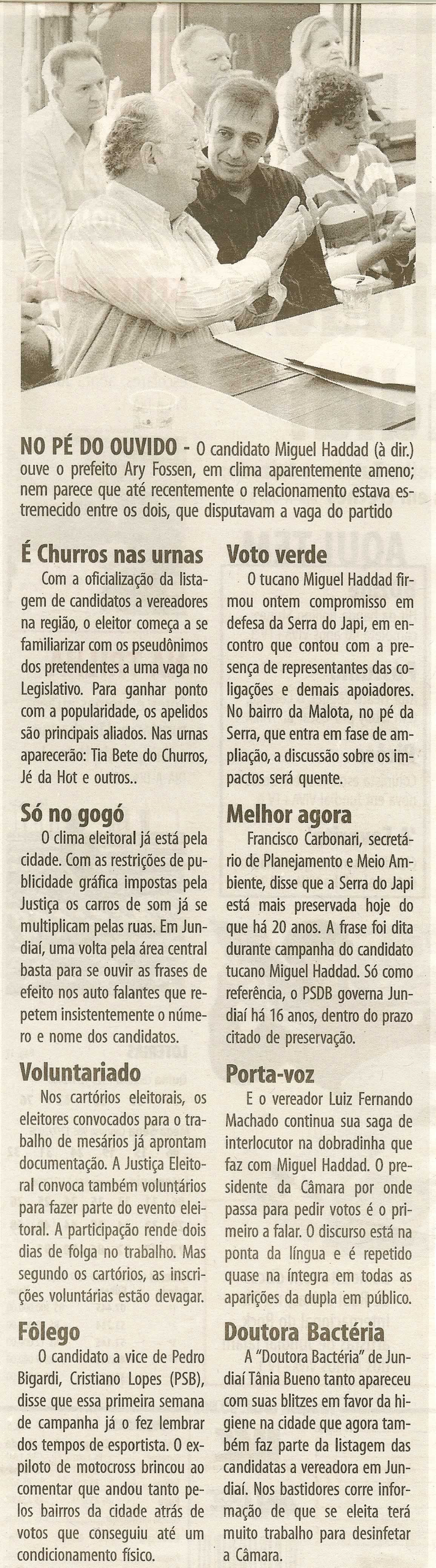 Bom Dia Jundiaí - 13/07/2008