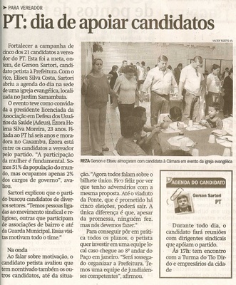 Jornal de Jundiaí - 12/07/2008