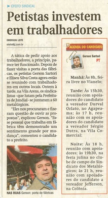 Jornal de Jundiaí - 13/07/2008