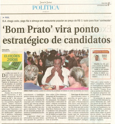 Jornal de Jundiaí - 15/07/2008