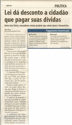 Bom Dia Jundiaí - 15/07/2008