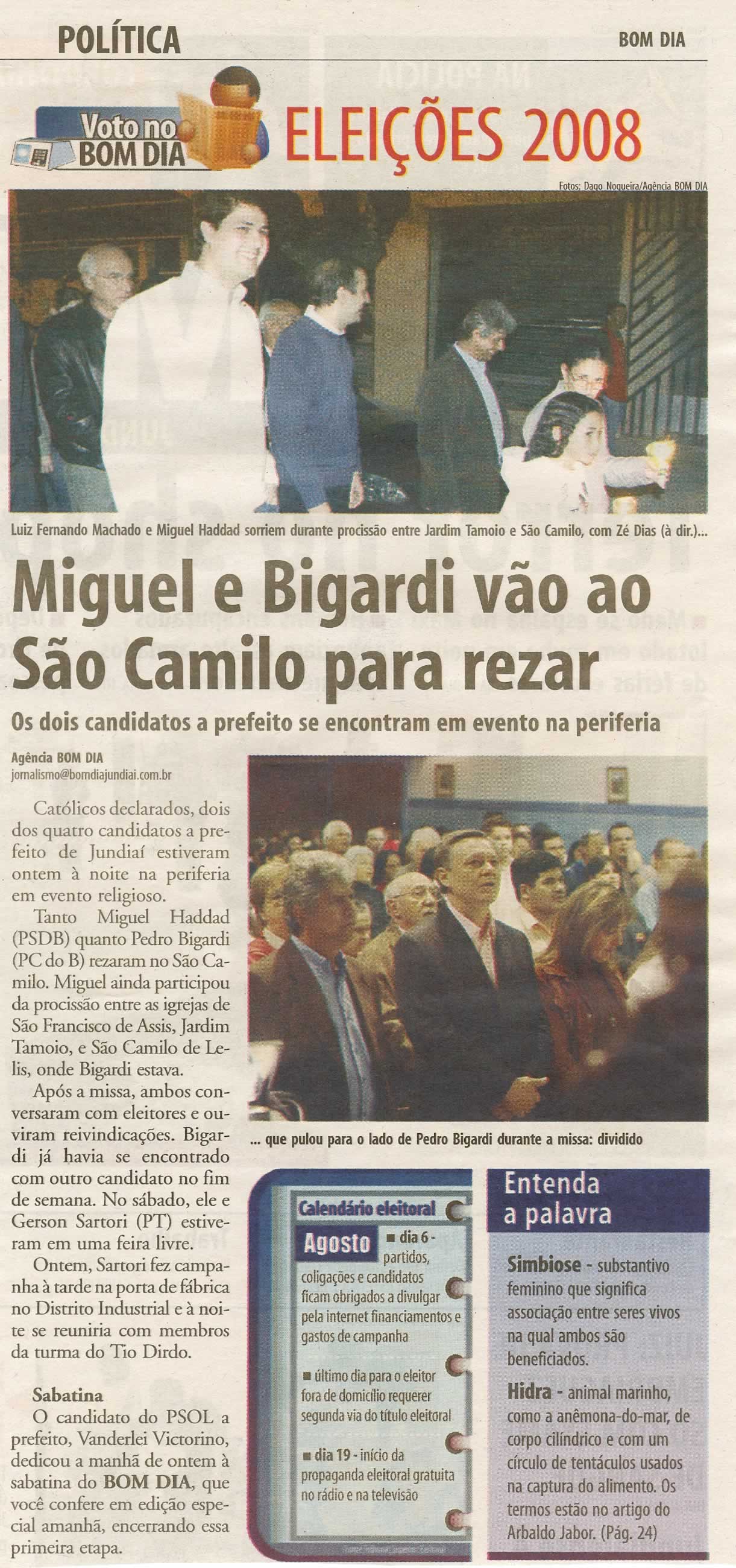 Bom Dia Jundiaí - 15/07/2008