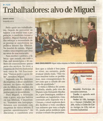 Jornal de Jundiaí - 17/07/2008