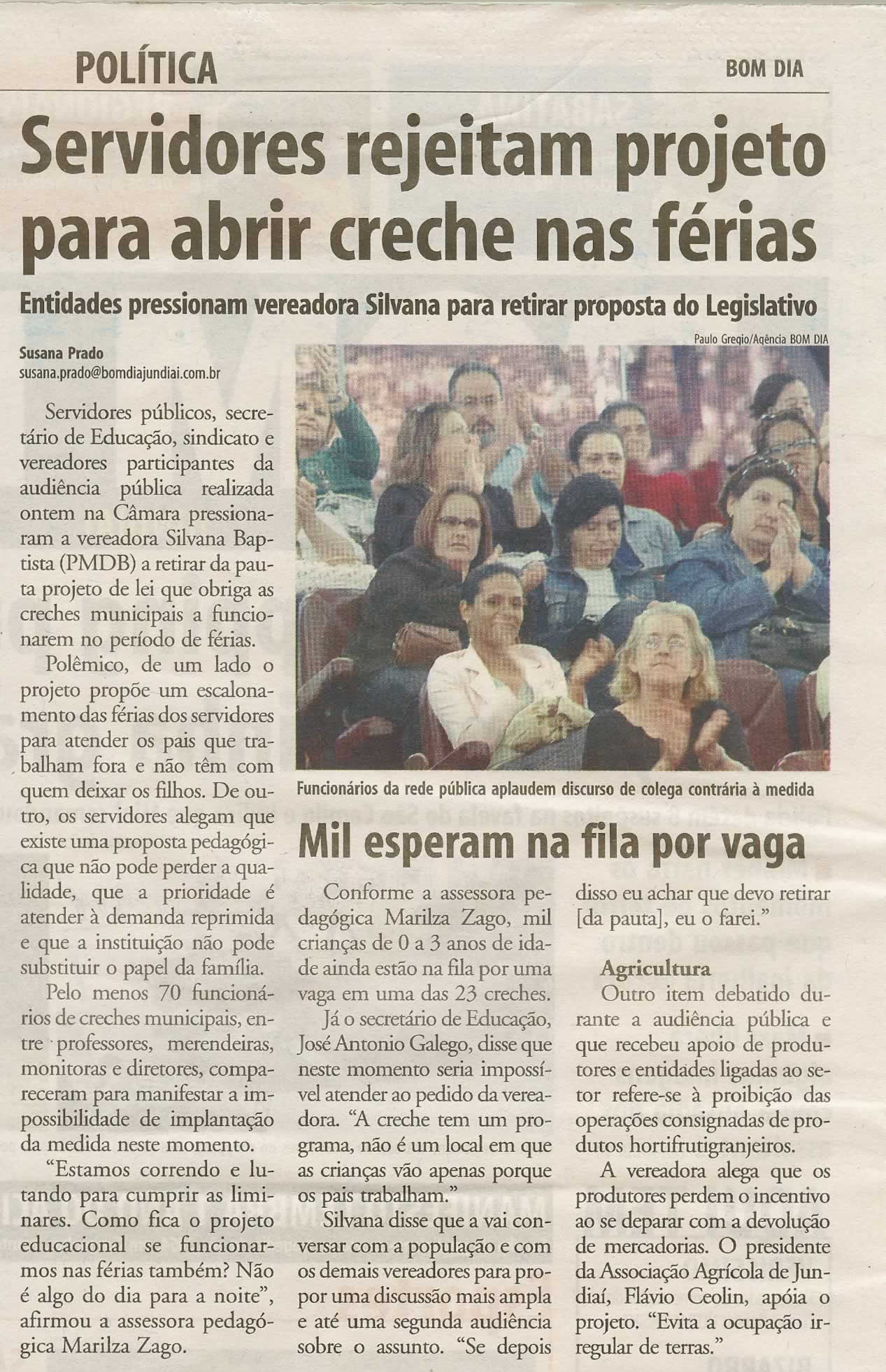 Bom Dia Jundiaí - 17/07/2008