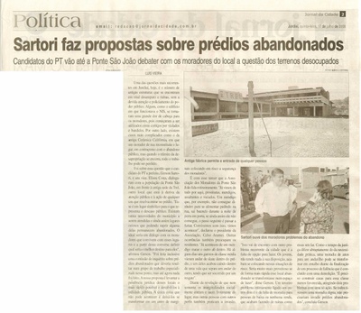 Jornal da Cidade - 17/07/2008
