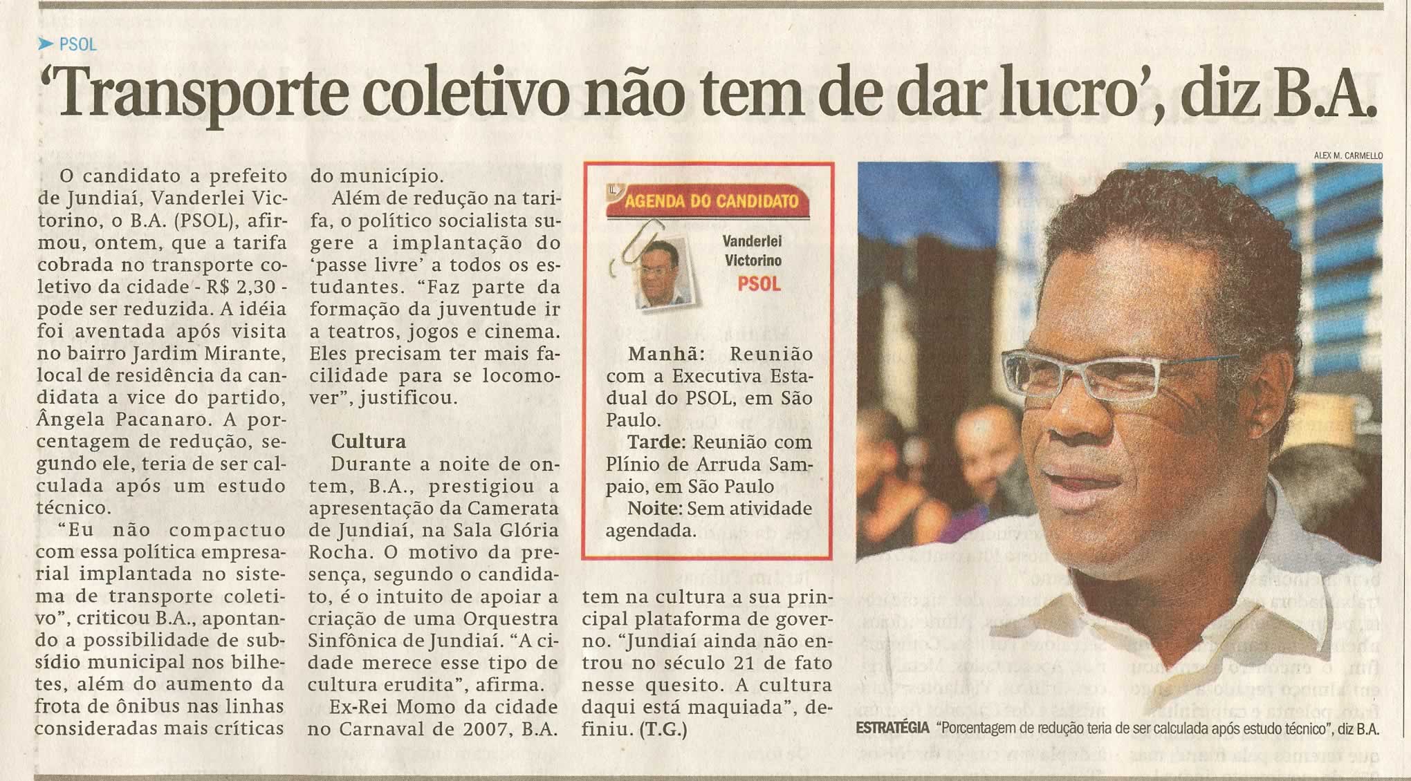 Jornal de Jundiaí - 18/07/2008