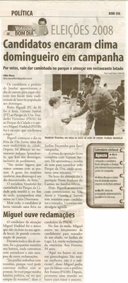 Bom Dia Jundiaí - 21/07/2008