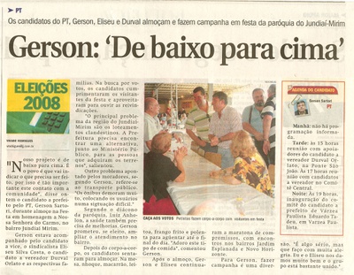 Jornal de Jundiaí - 21/07/2008