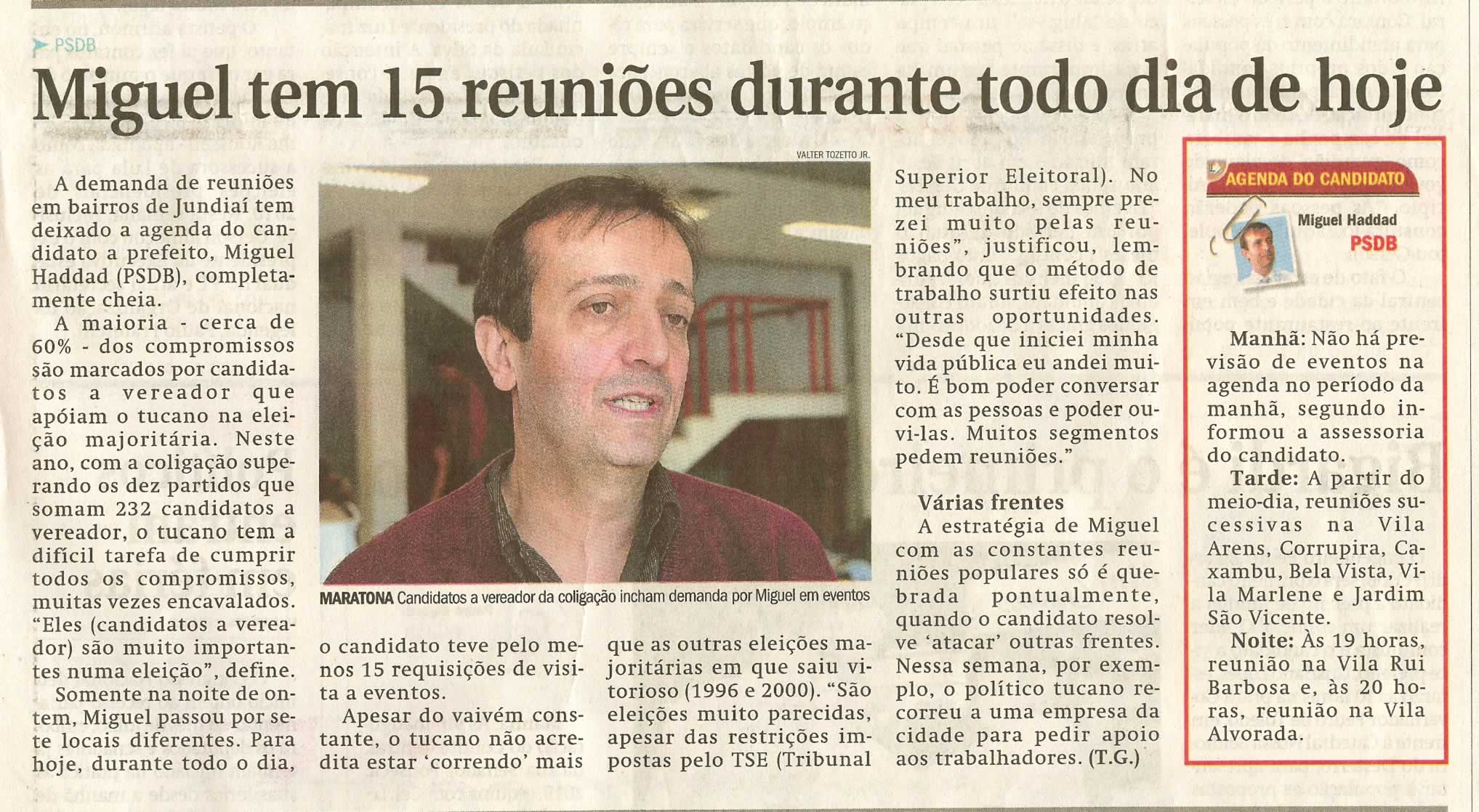 Jornal de Jundiaí - 20/07/2008