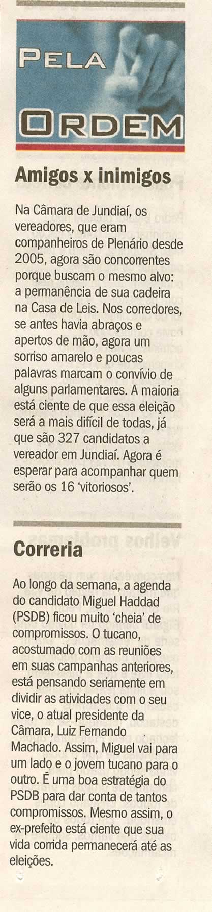 Jornal de Jundiaí - 20/07/2008