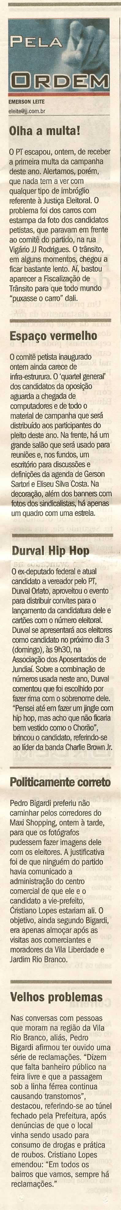 Jornal de Jundiaí - 19/07/2008