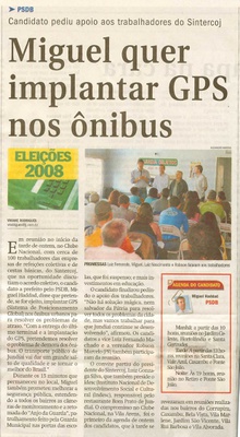 Jornal de Jundiaí - 20/07/2008
