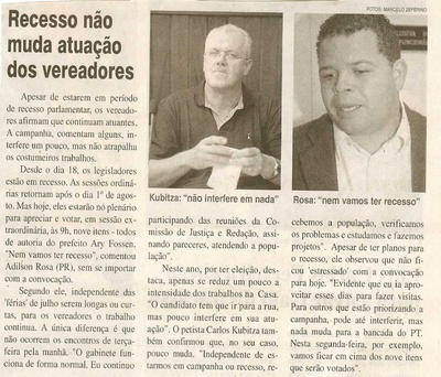 Jornal da Cidade - 22/07/2008