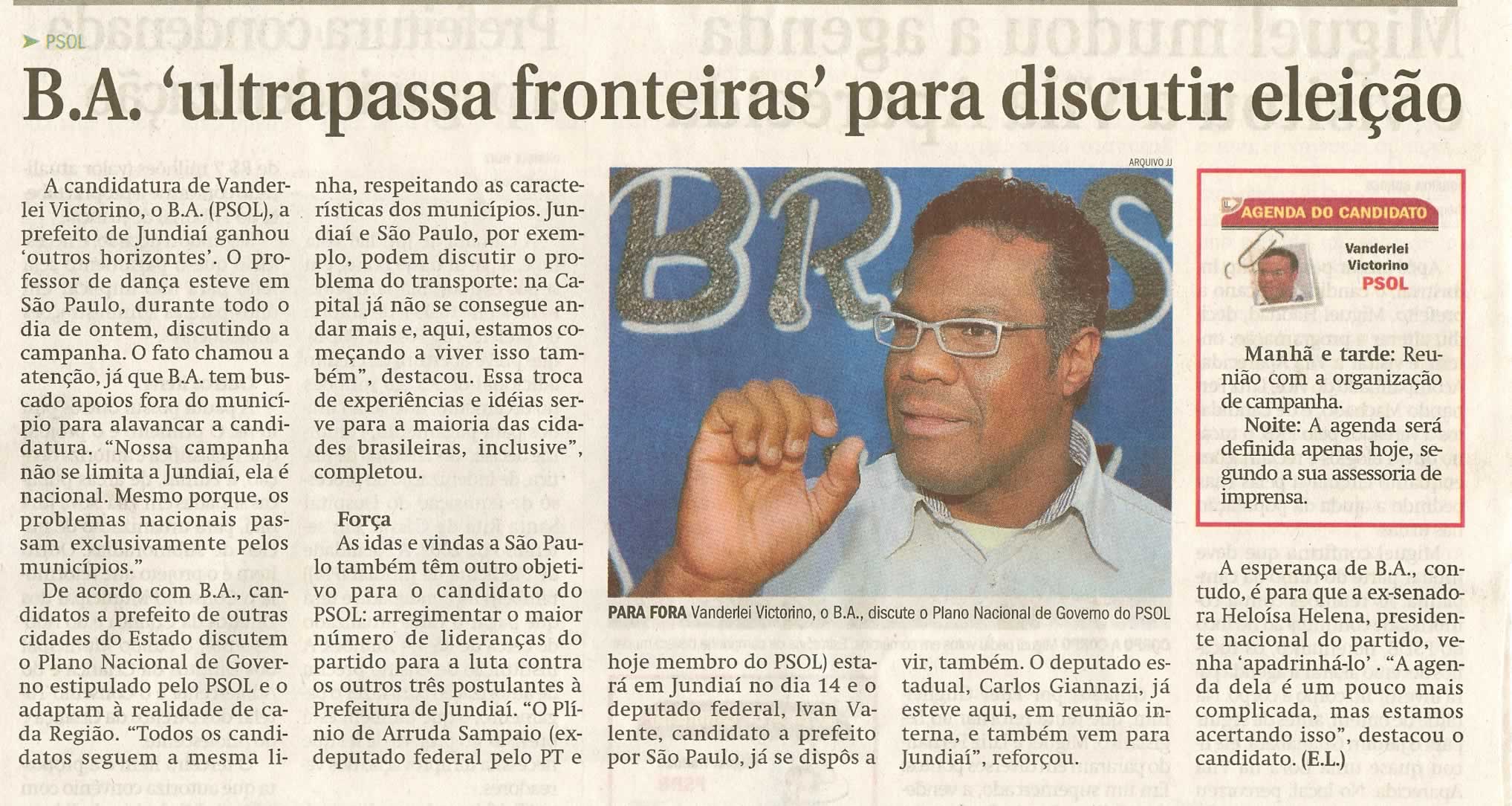 Jornal de Jundiaí - 22/07/2008