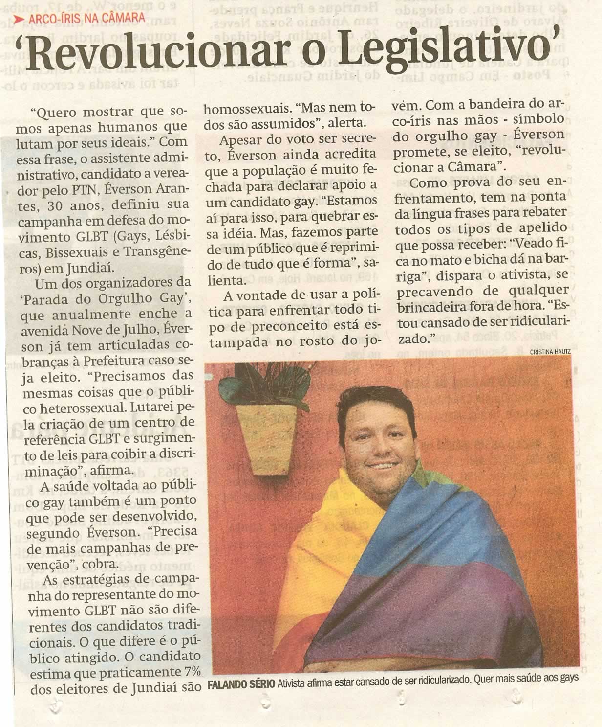 Jornal de Jundiaí - 20/07/2008