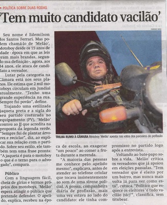 Jornal de Jundiaí - 20/07/2008