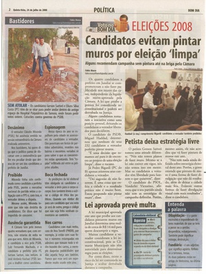 Bom Dia Jundiaí - 24/07/2008