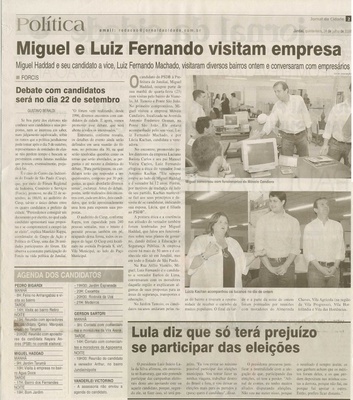 Jornal da Cidade - 24/07/2008