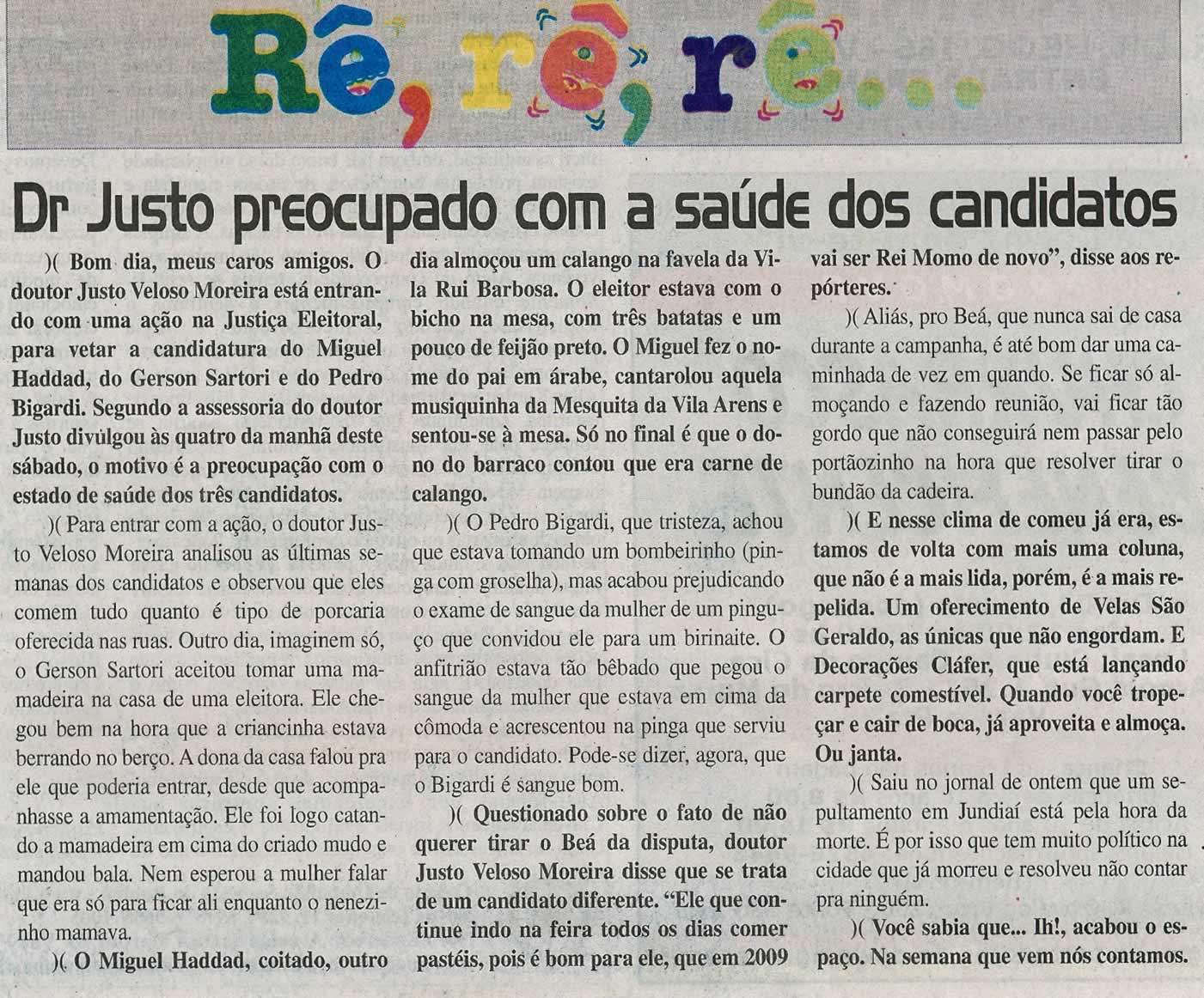 Jornal da Cidade - 27/07/2008
