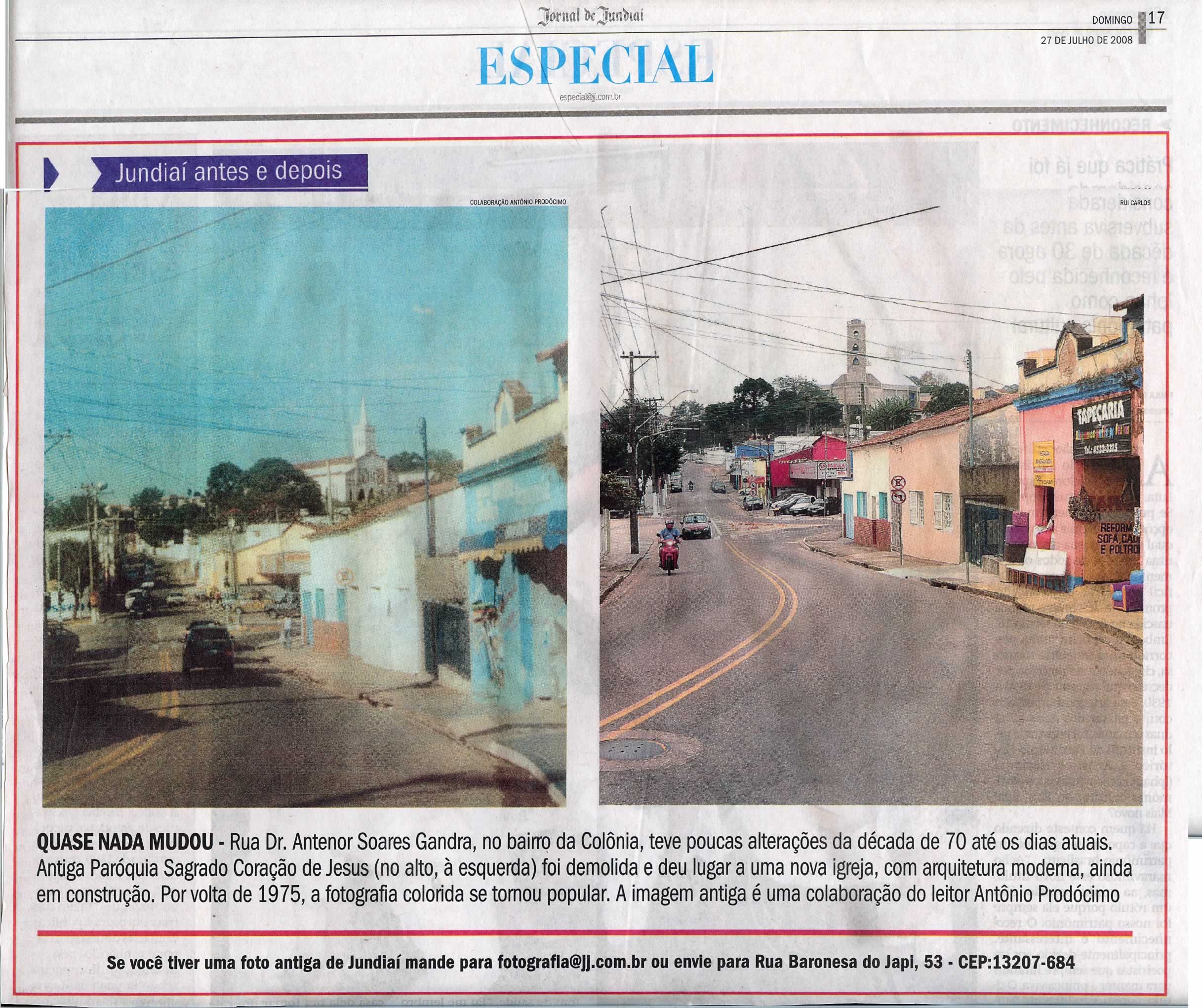 Jornal de Jundiaí - 27/07/2008