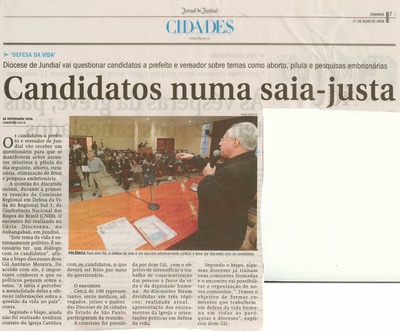 Jornal de Jundiaí - 27/07/2008