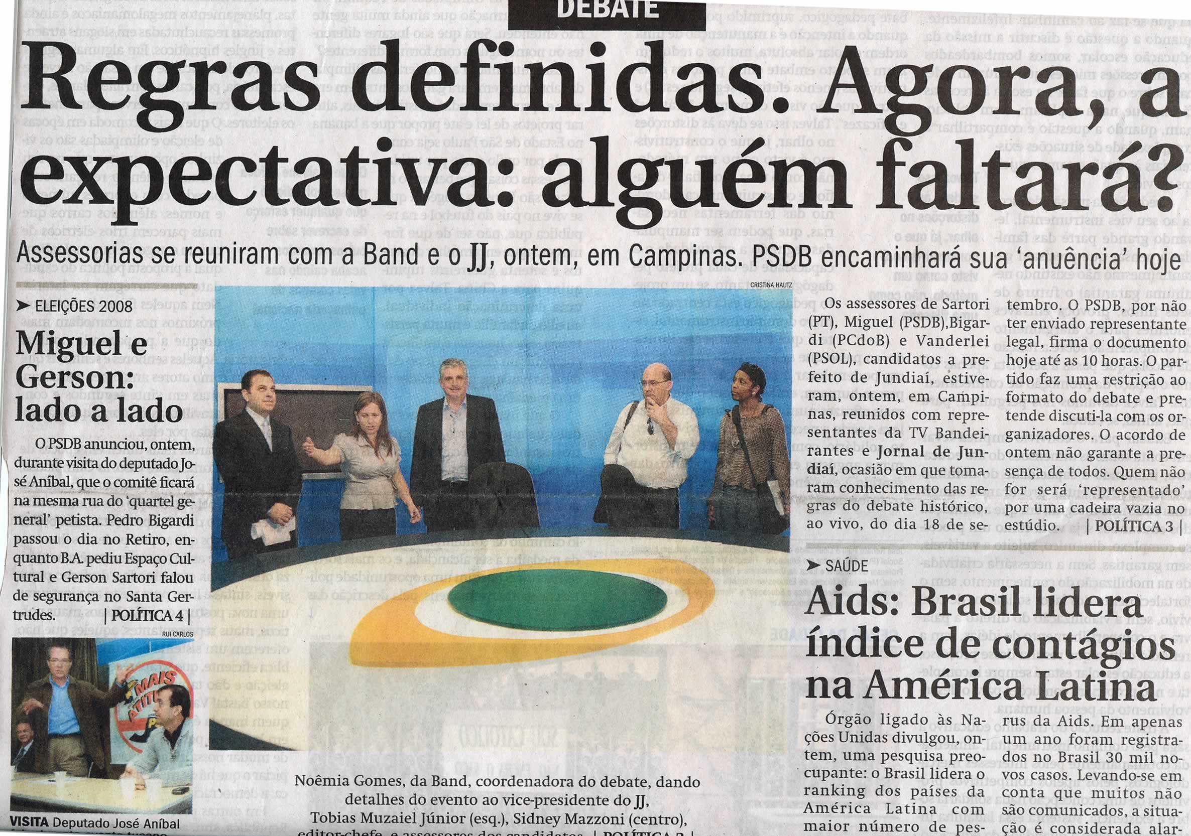 Jornal de Jundiaí - 30/07/2008