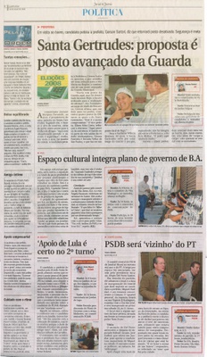 Jornal de Jundiaí - 30/07/2008